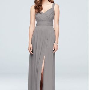 David's Bridal Sweetheart Mesh Bridesmaid Dress